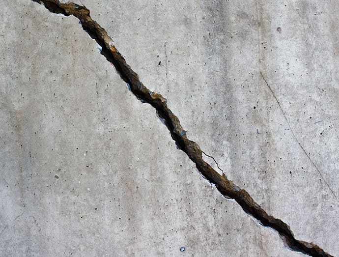 fissure beton drummondville